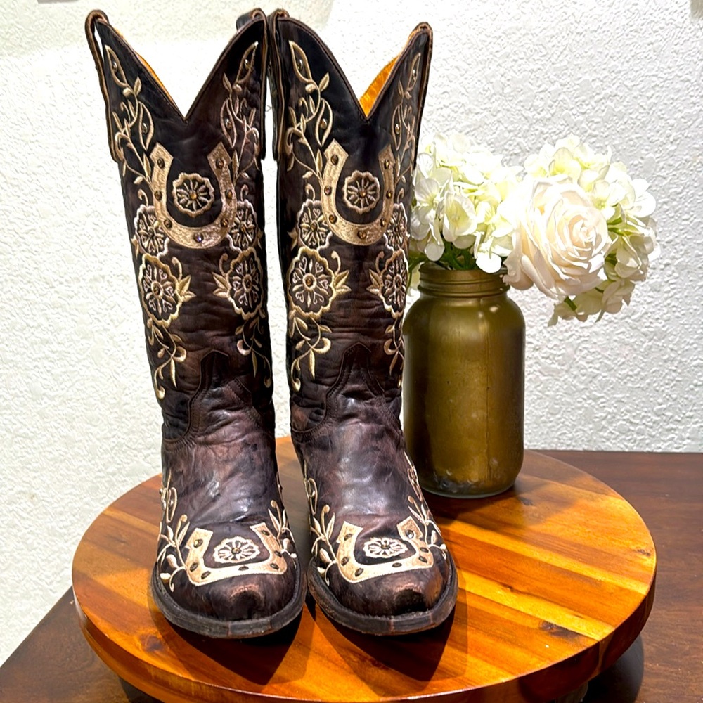 Old Gringo Lucky 13” Western Boots Womens Size 7B - Picture 1 of 16